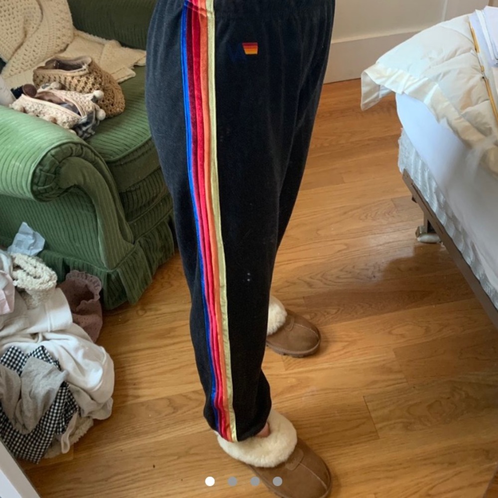 BRAND NEW AVIATOR NATION VELVET JOGGERS